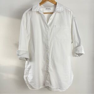 Aerie Offline perfect White Shirt Size S 100% cotton
